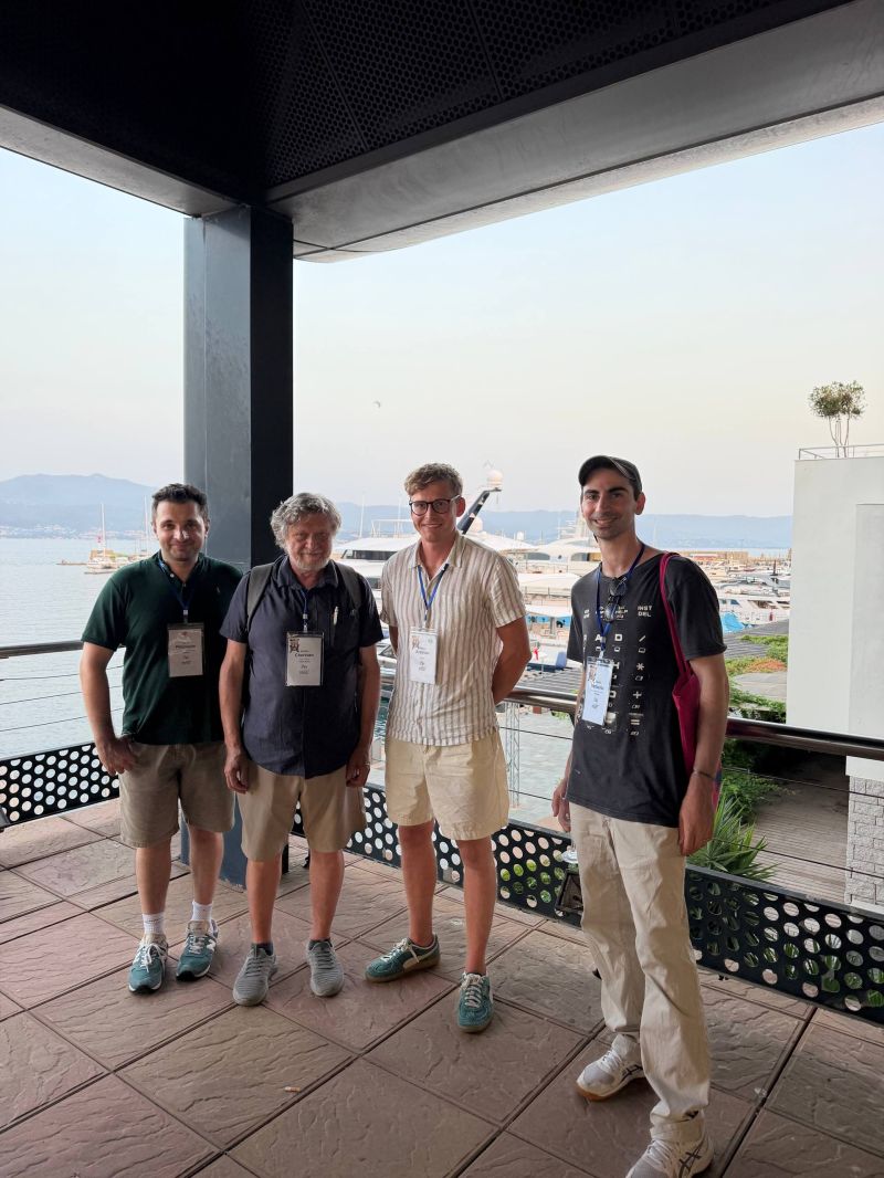 METAMAT2026 participants overlooking the Ajaccio marina